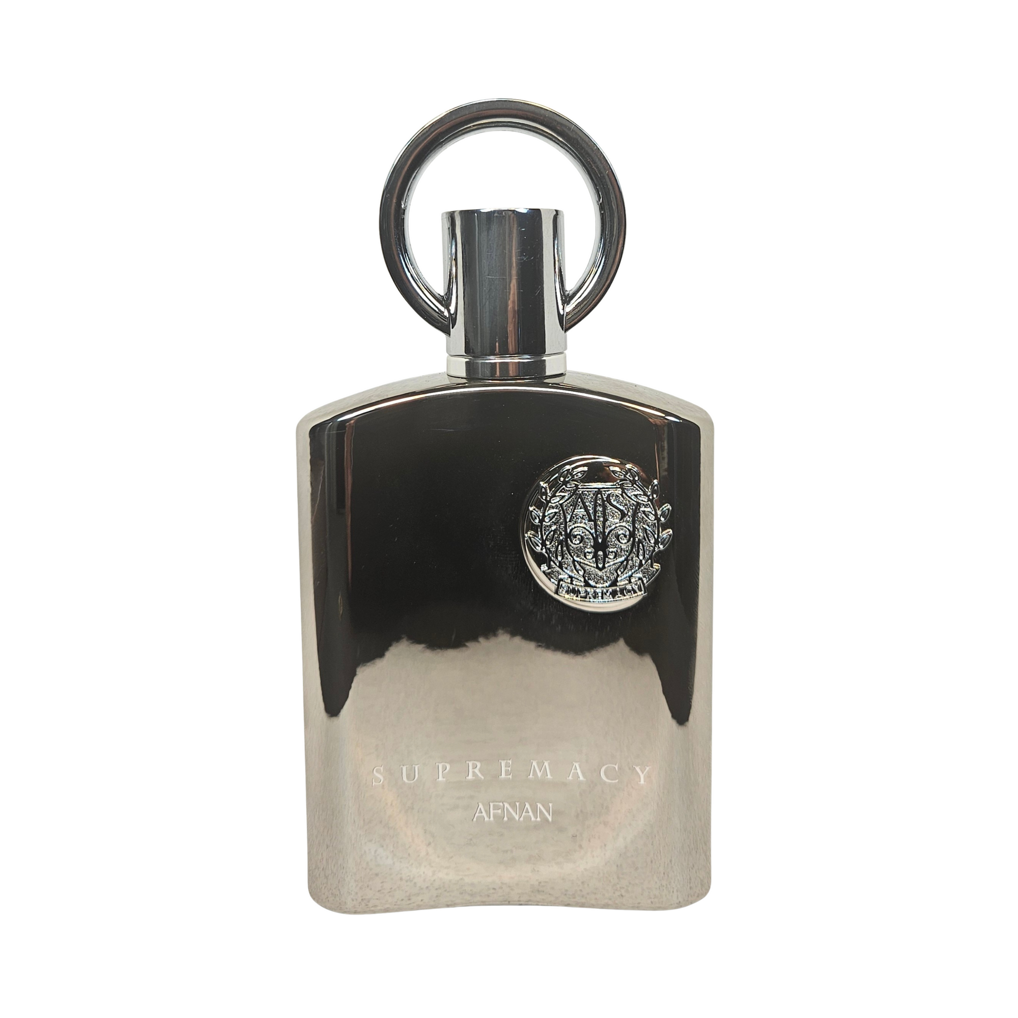 Supremacy by Afnan 100 ml front of perfume bottle on white background