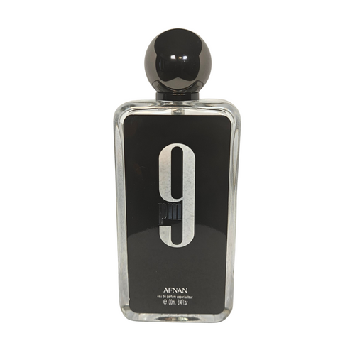 9 PM Eau de Parfum by Afnan 100 ml front of perfume bottle