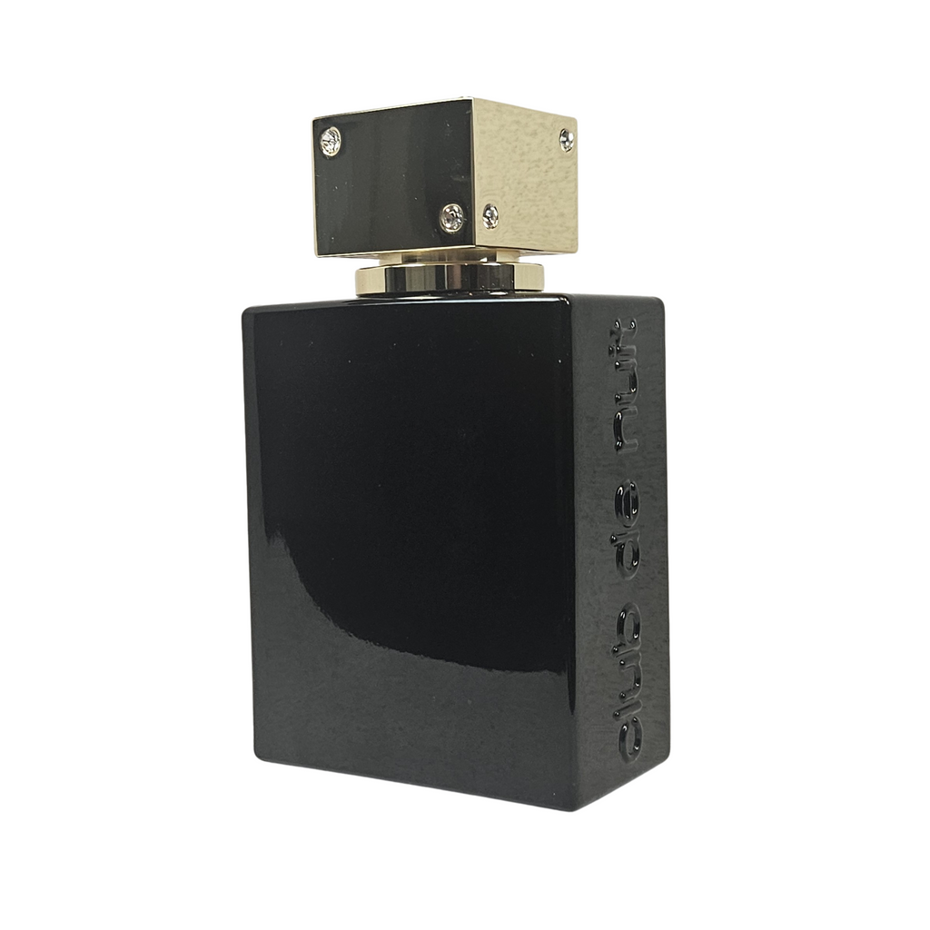 Club de Nuit Intense Woman by Armaf 105 ml back of perfume bottle on white background