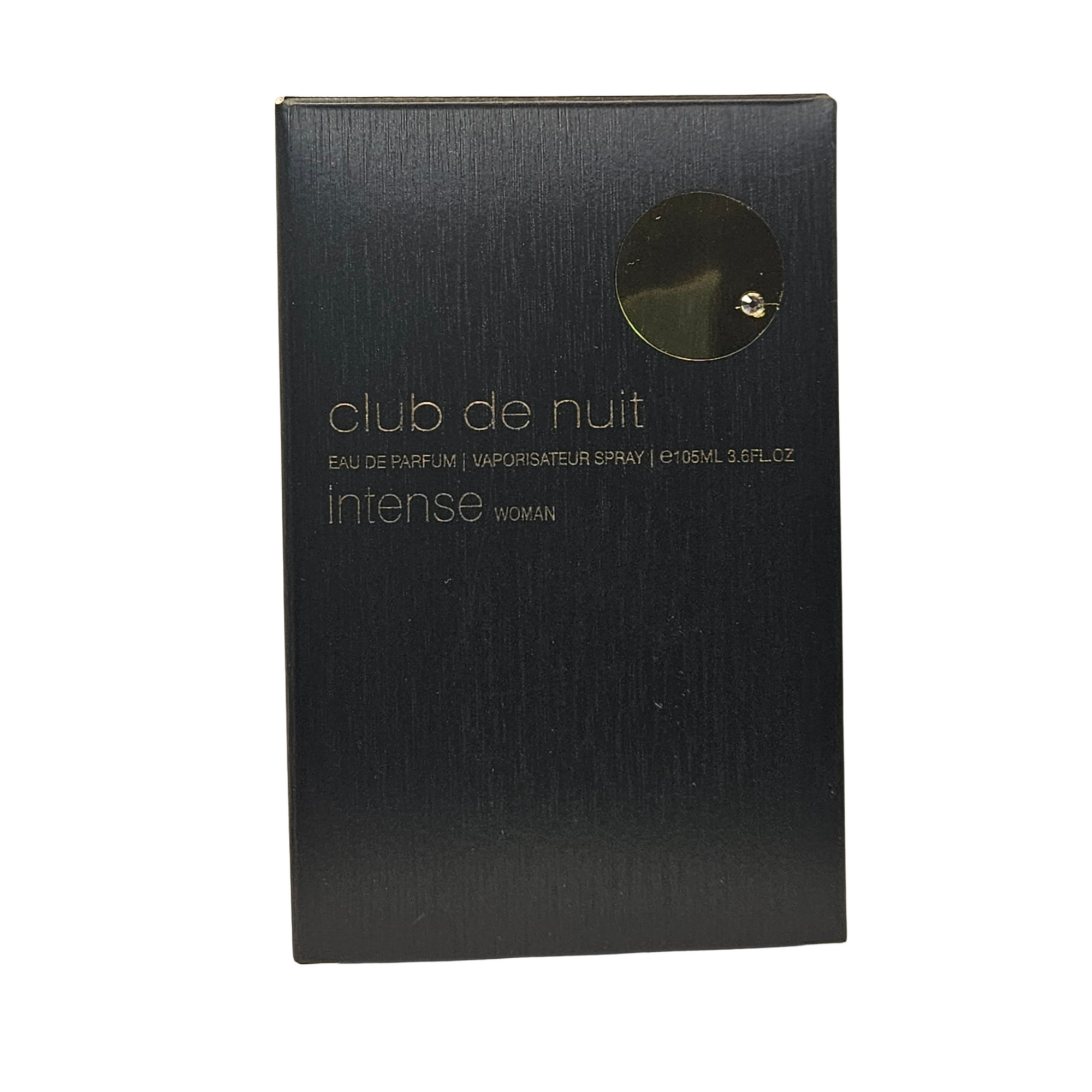 Club de Nuit Intense Woman by Armaf 105 ml perfume box on white background