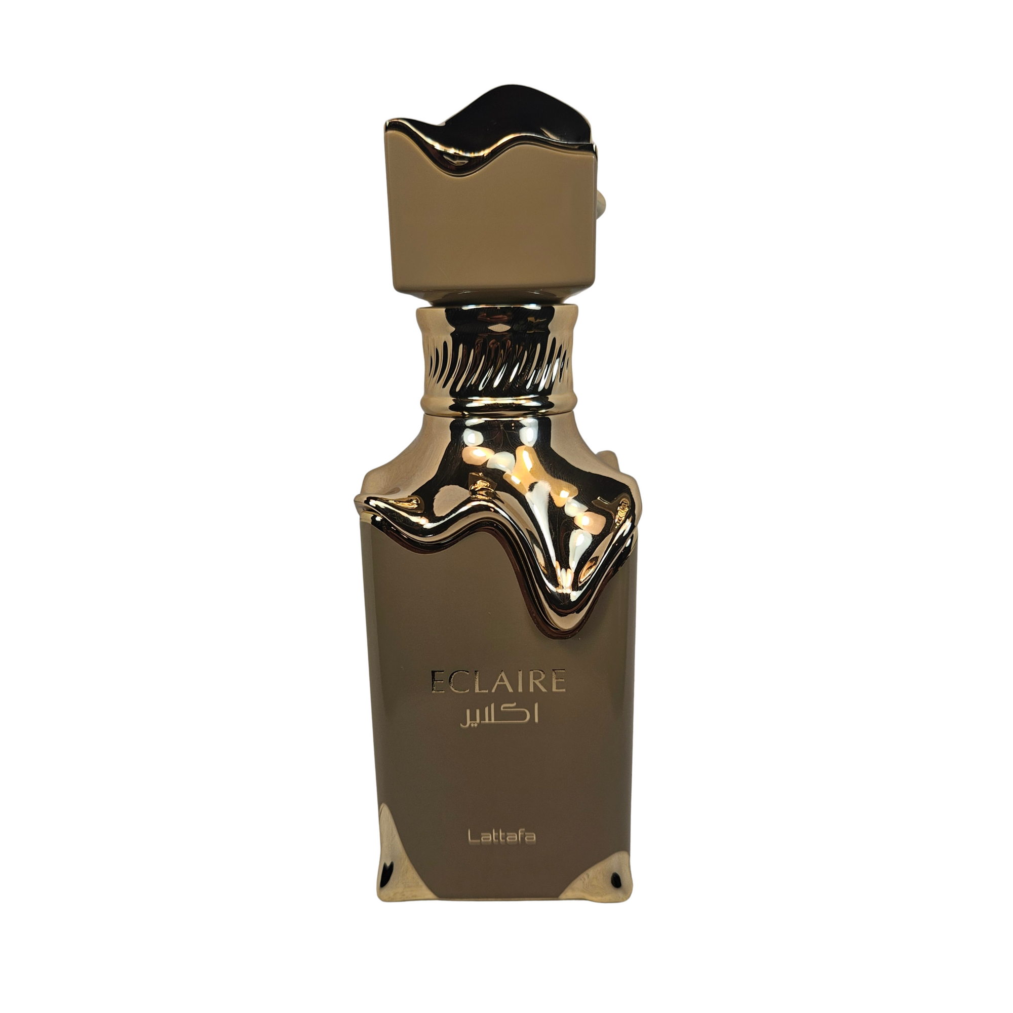 Lattafa Eclaire eau de parfum 100 ml perfume bottle on white background 