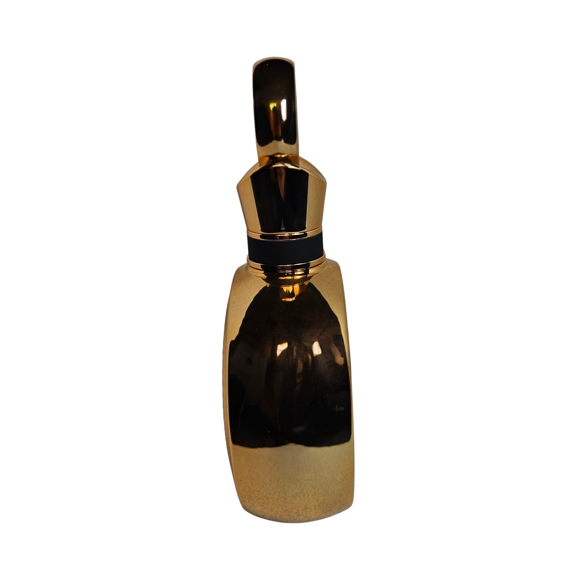 Fakhar Lattafa Extrait eau de parfum 100 ml side of perfume bottle on white background