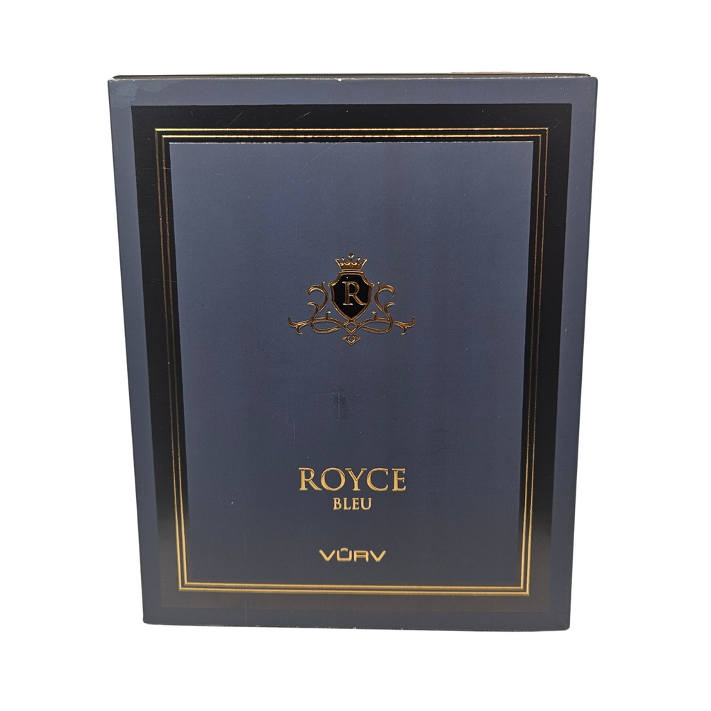 Royce Bleu by Vurv Eau de Parfum 100 ml front of perfume box