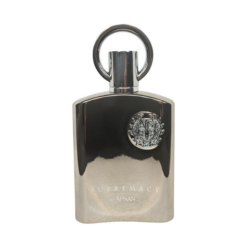 Supremacy by Afnan 100 ml front of perfume bottle on white background