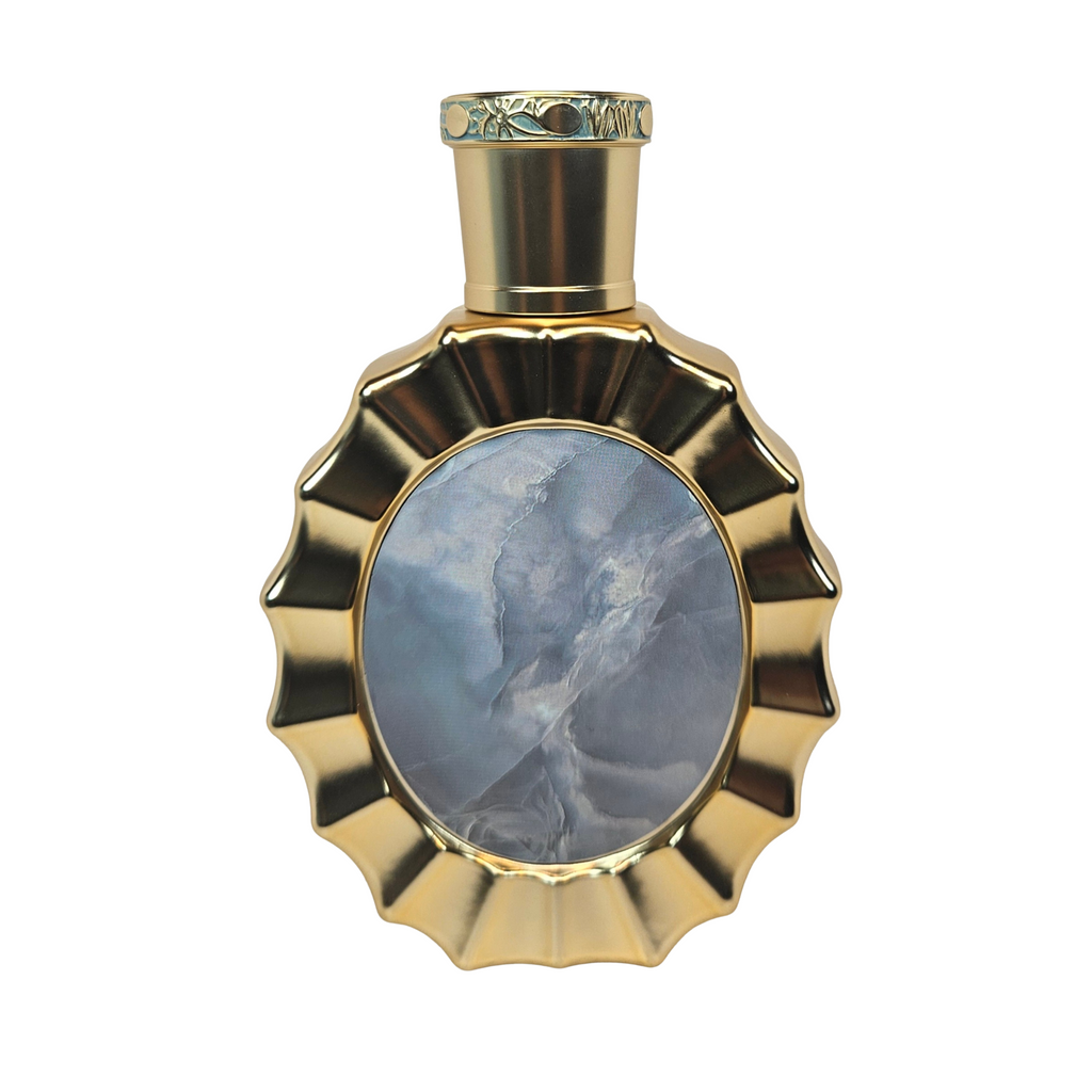 Lattafa Victoria 100 ml Eau de Parfum back of perfume bottle white background