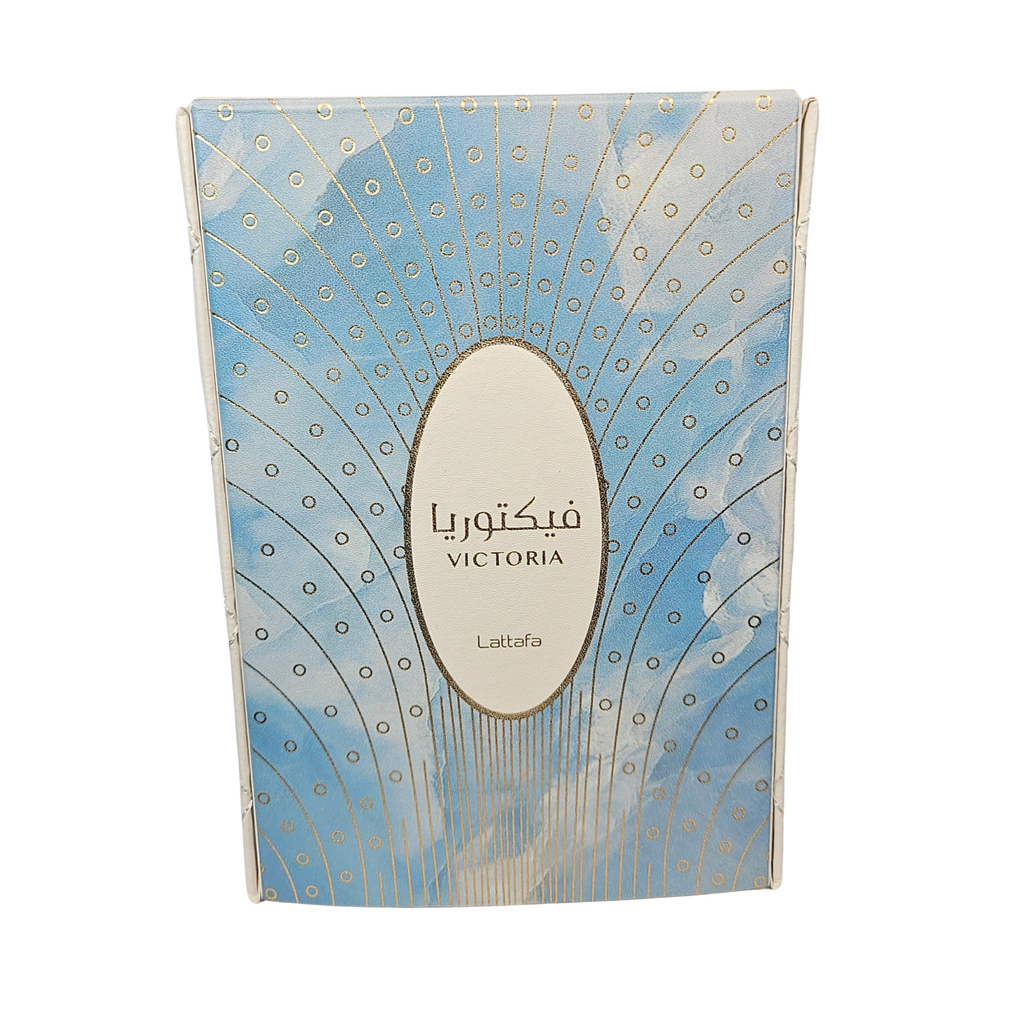 Lattafa Victoria 100 ml Eau de Parfum front of perfume box