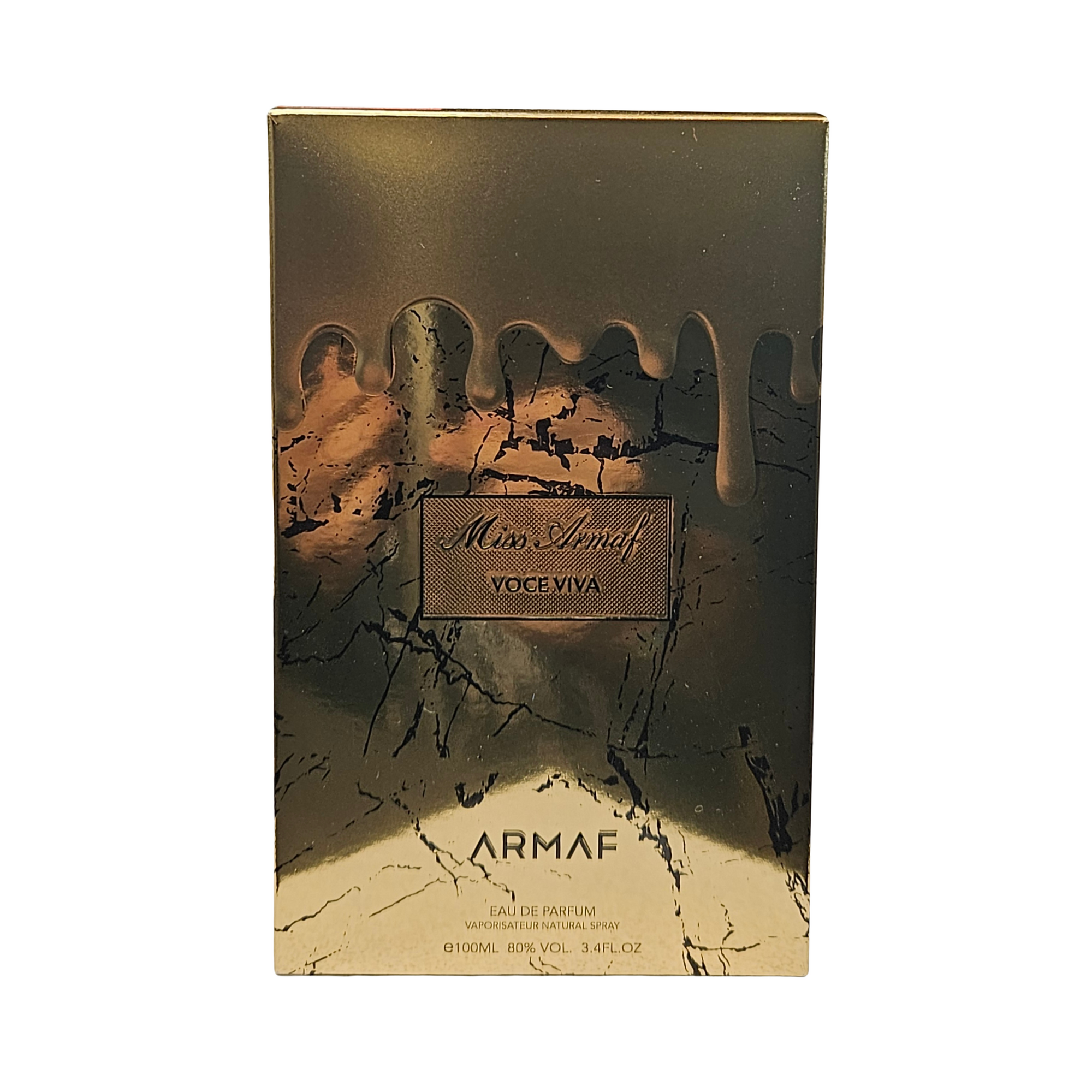 Miss Armaf Voce Viva eau de parfum 100 ml perfume box on white background 